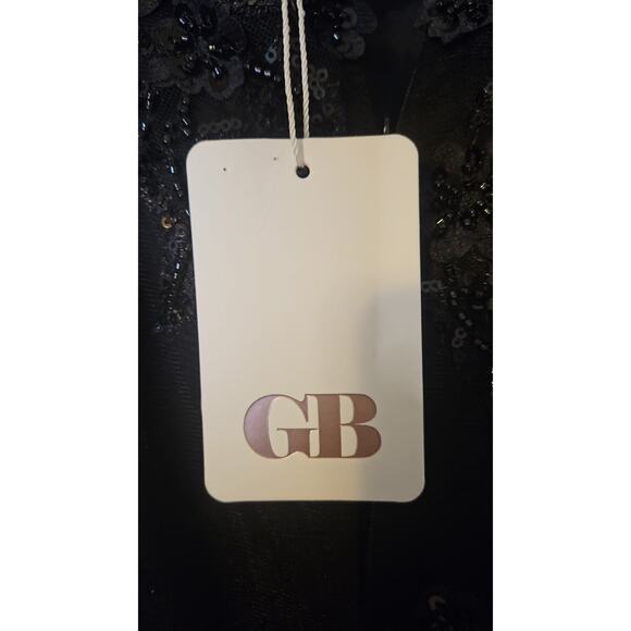 GB Beaded Applique Lace-Up Back Mermaid Gown – Size 3 - Picture 3 of 7